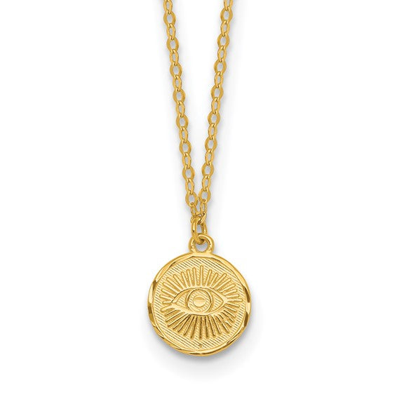 14K Circle with Eye